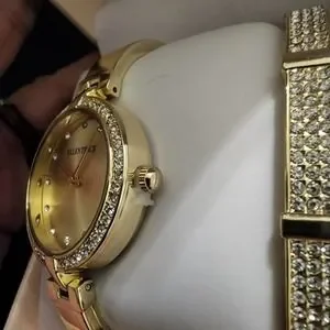 Ellen Tracy | Accessories | Ellen Tracy Goldtone And Crystal  display picture 1